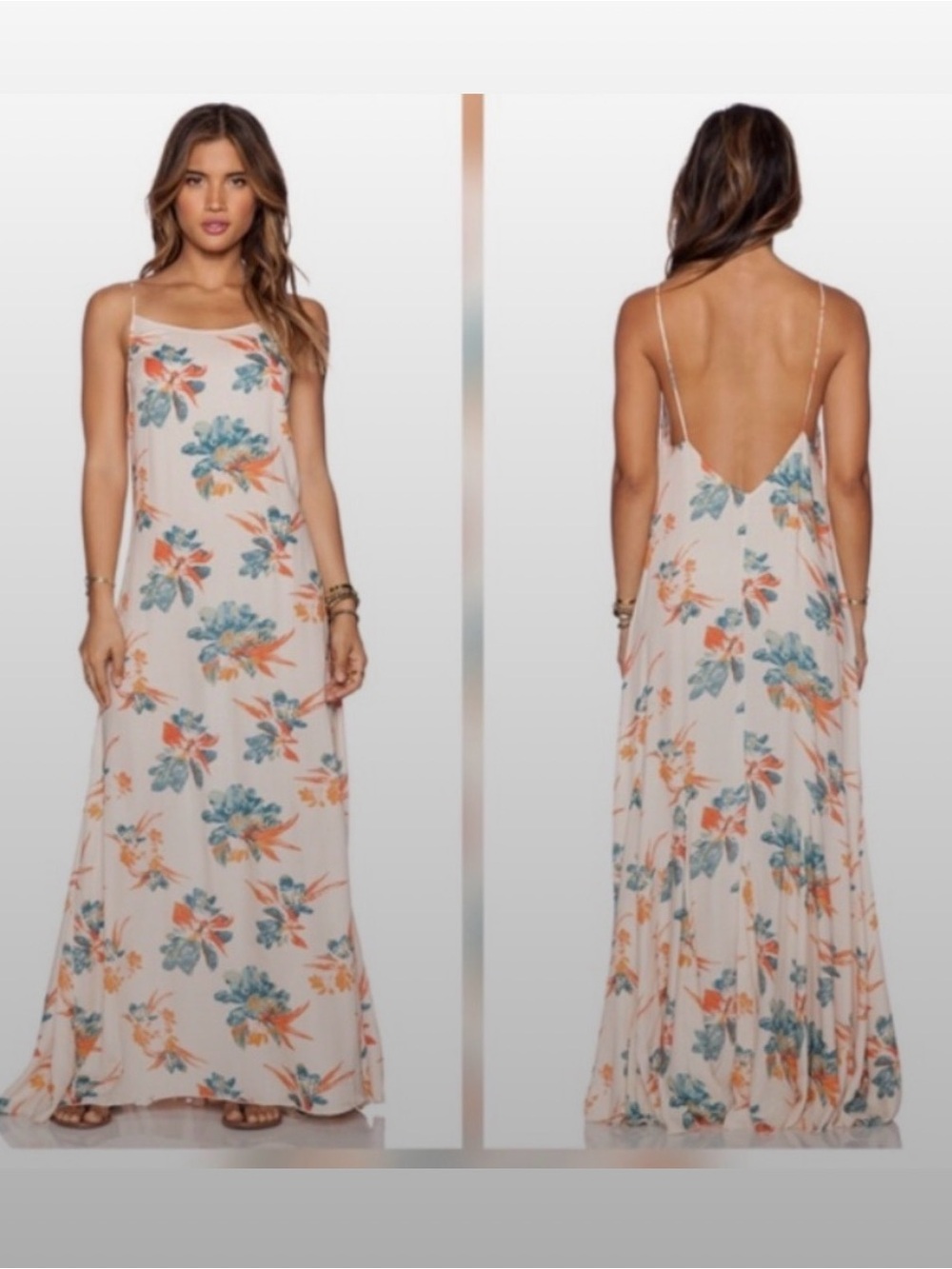Free People Intimately Floral Maxi Slip Dress